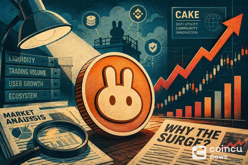 为什么 PancakeSwap (CAKE) 价格今日飙升?此次上涨背后的关键驱动因素配图