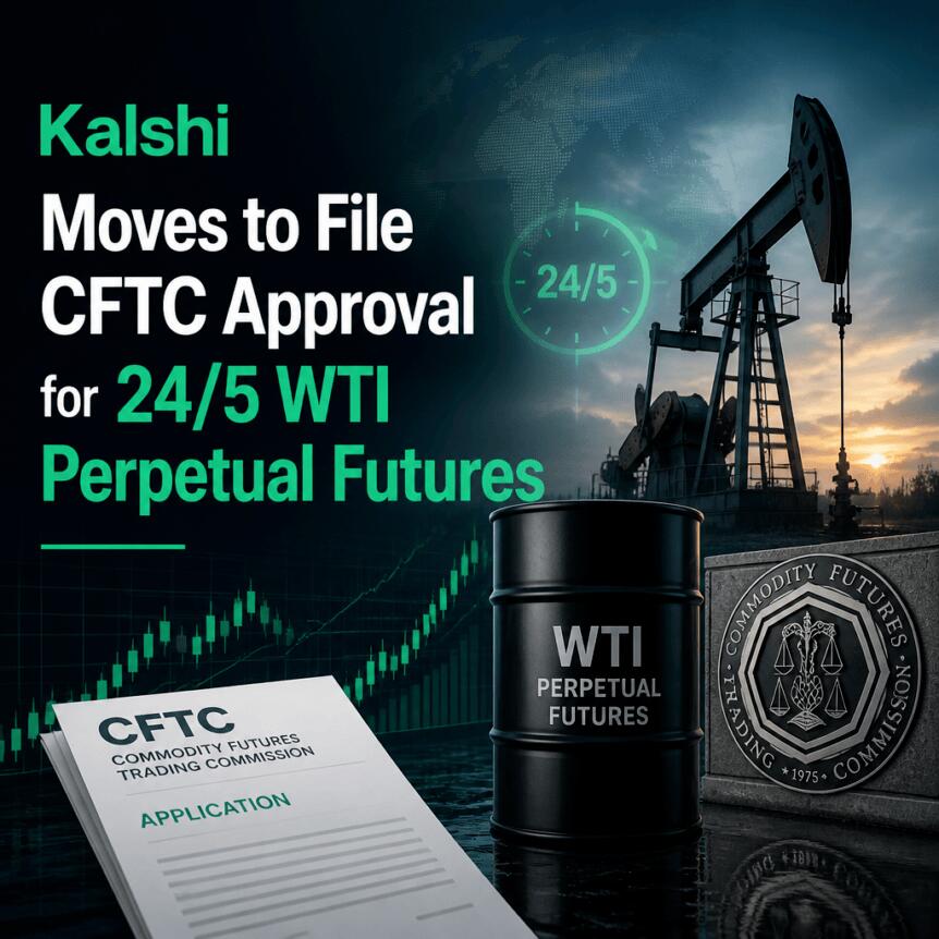 Kalshi 推进 CFTC 批准 24/5 WTI 永续期货申请配图