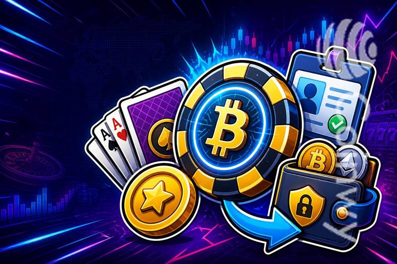 加密货币赌场奖金:投注规则、KYC 与提现配图