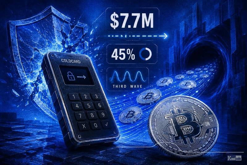 Coldcard 黑客转移 770 万美元 BTC:占第三次浪潮盗窃额的 45%配图