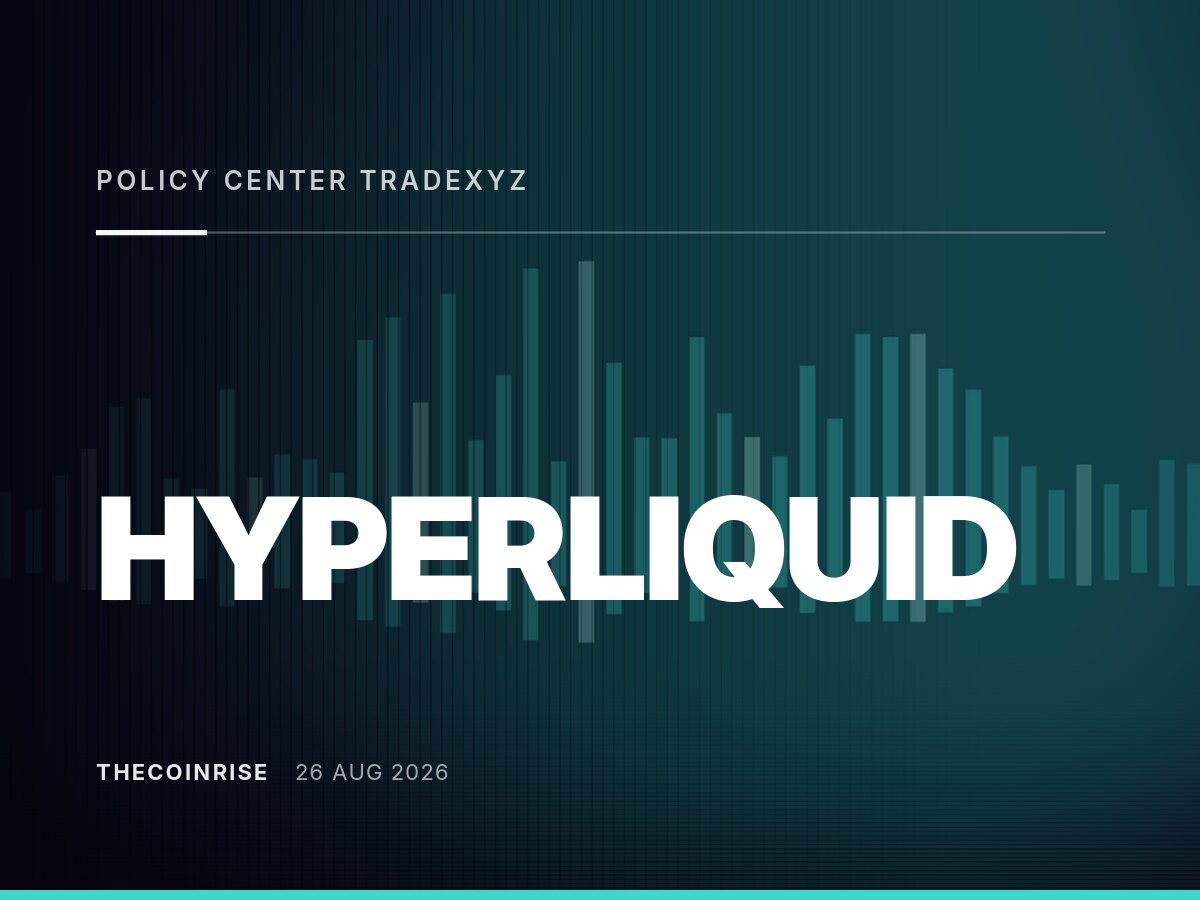 Hyperliquid 政策中心和 tradeXYZ 推动商品期货交易委员会（CFTC）建立美国石油永续合约框架配图