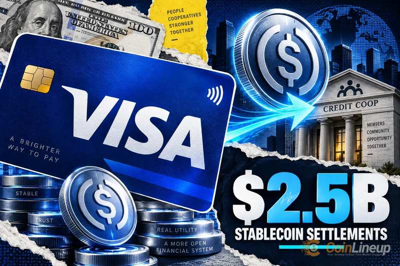 Visa:Credit Coop 稳定币贷款为 25 亿美元结算提供资金配图