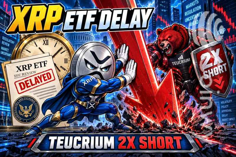 XRP ETF 延迟:Teucrium 2x 做空基金生效更新配图