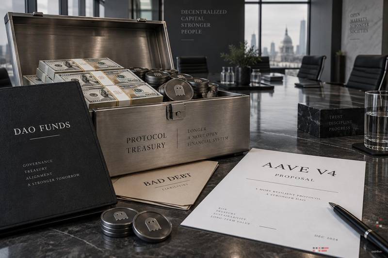 Aave V4 提案将 DAO 资金置于坏账处理首位配图