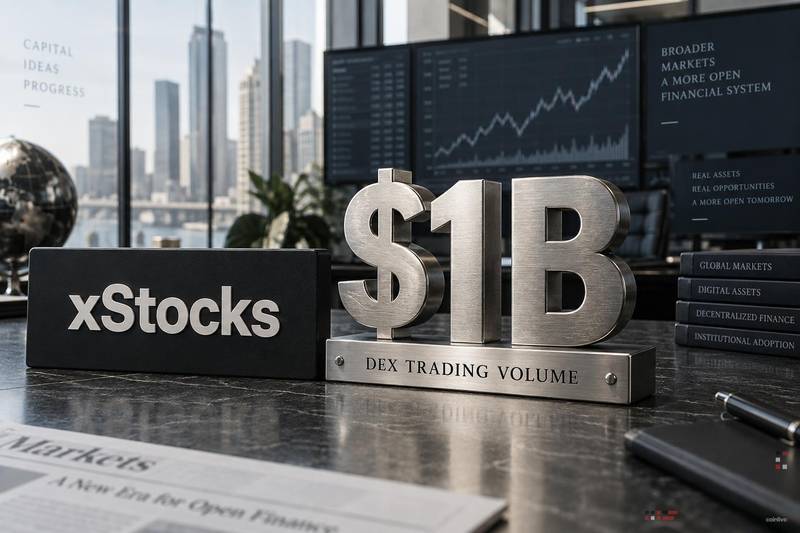 XStocks DEX 交易量突破 10 亿美元配图