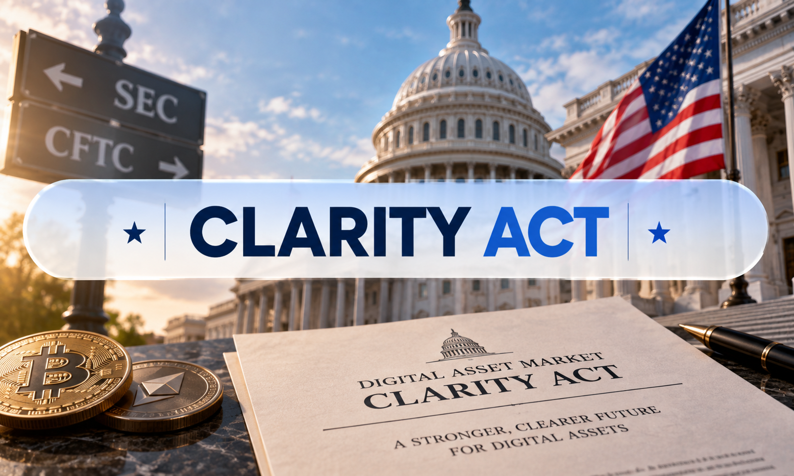 比特币挺过了 CLARITY Act 的挫折:接下来会发生什么?配图