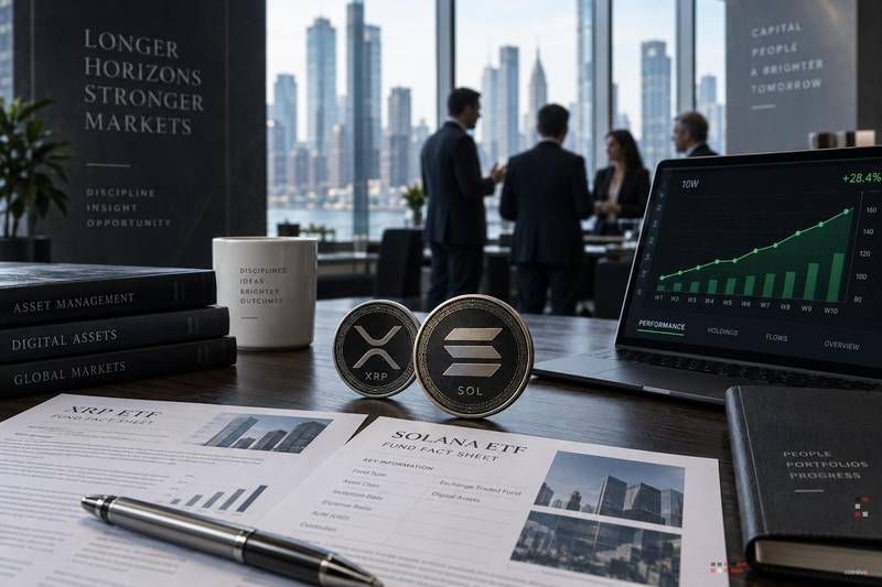 XRP ETF 录得 10 周绿色连涨,Solana 基金领跑配图