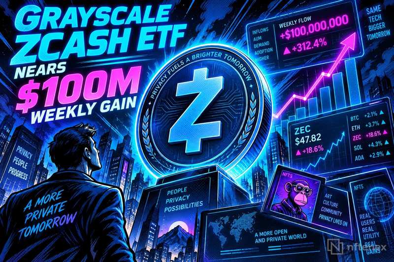 Grayscale Zcash ETF 每周收益接近 1 亿美元配图