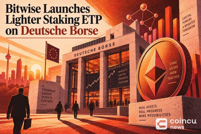 Bitwise 在 Deutsche Börse 推出 Lighter Staking ETP配图